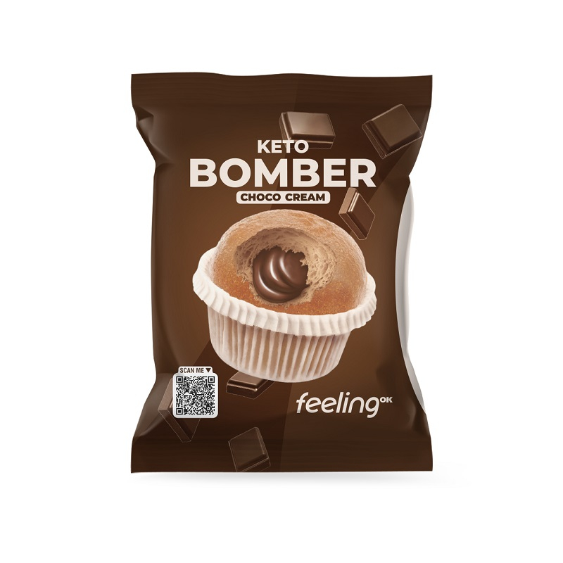 NEWTRITIONS Snack e Spuntini Bomber Chocolate Cream Keto muffin proteico 50g low carb