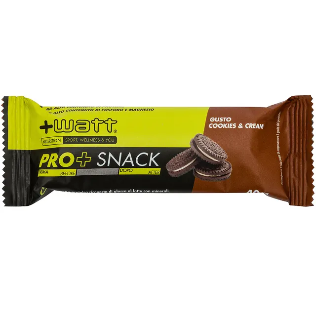 +Watt Power Line Pro+ Snack barretta proteica 40 g magnesio