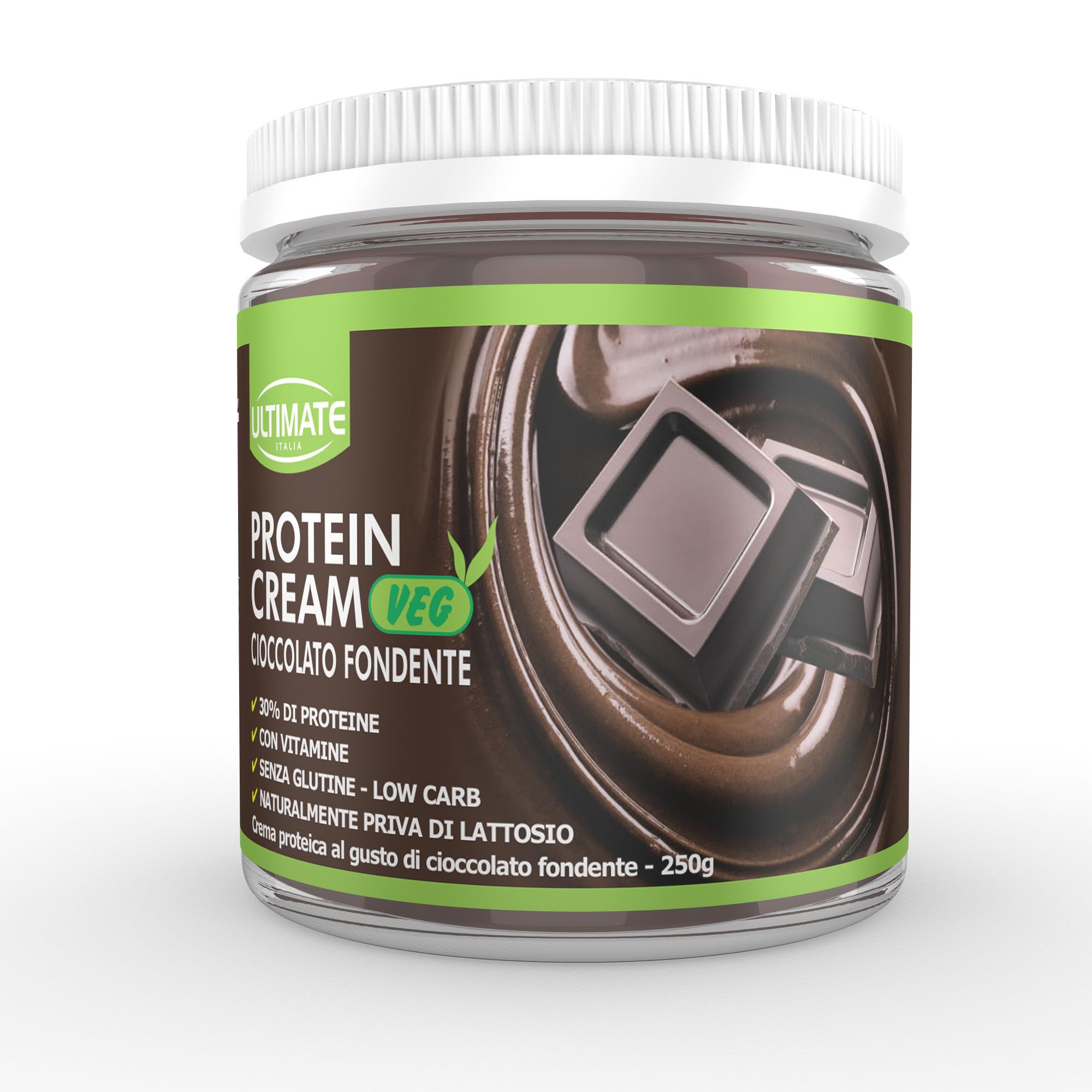 Ultimate Creme proteiche crema proteica pistacchio 250 g 30% proteine
