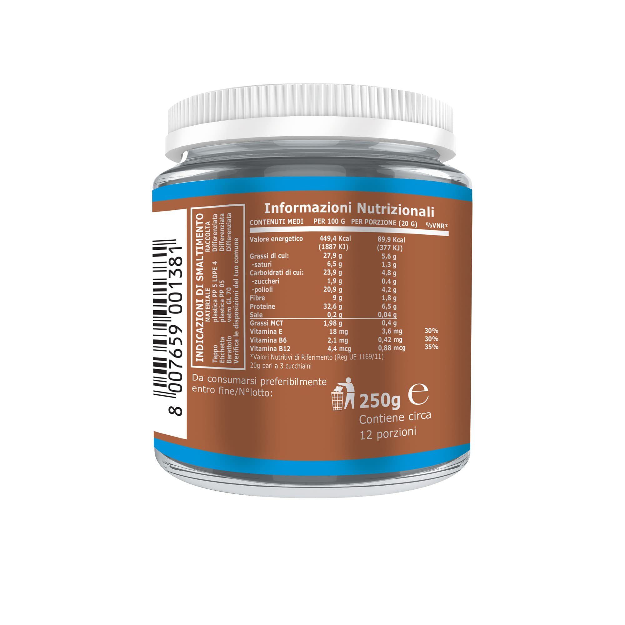 Ultimate Creme proteiche crema proteica Ciocco crunch 250 g low carb