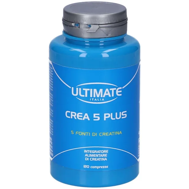 Ultimate Creatina Crea 5 Plus integratore 120 compresse, 5 tipi di creatina