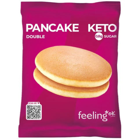 Wellness Food Keto FEELING OK PANCAKE KETO DOUBLE 50 GRAMMI proteico