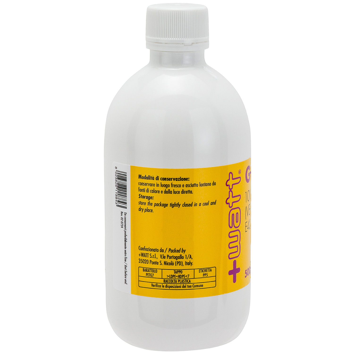 +Watt Power Line Glycerol glicerolo 500 ml idratazione