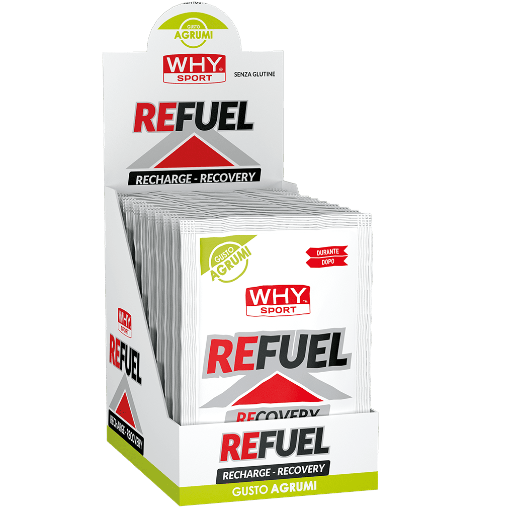 WHY SPORT Post workout Refuel integratore bustina monodose agrumi 25 g