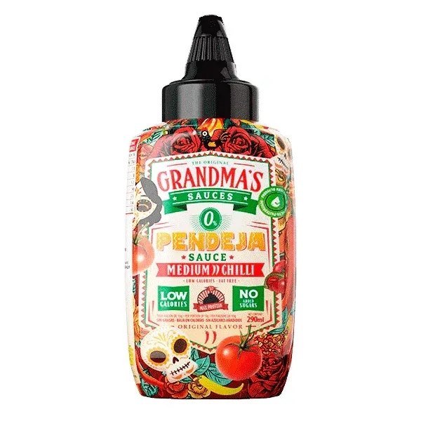 NEWTRITIONS Salse e Condimenti Salsa Grandma’s 0% – Pendeja salsa 290 ml senza zuccheri