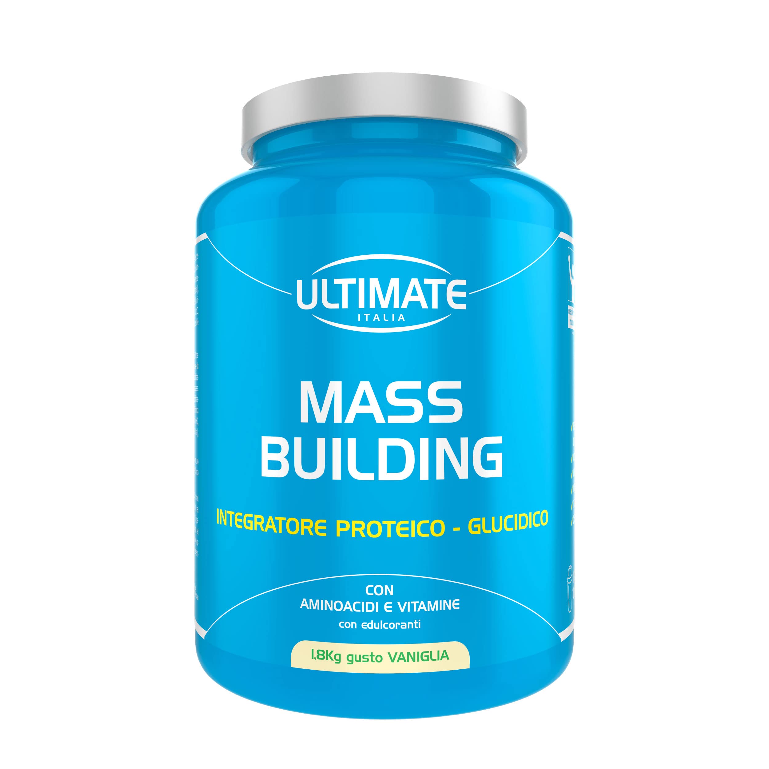 Ultimate Proteine Mass Building integratore proteico cacao 18 porzioni 1,8 kg