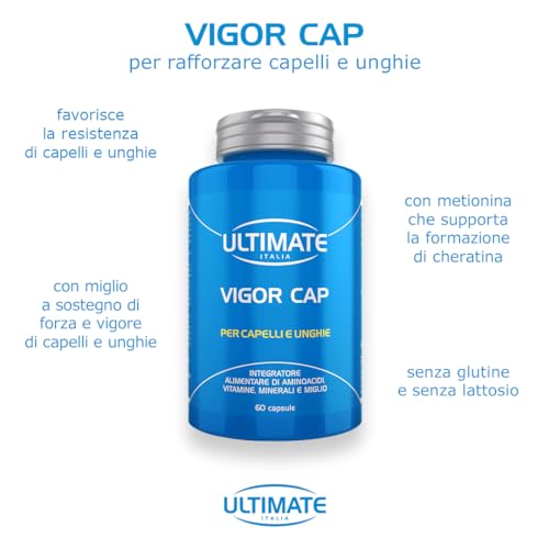 Ultimate Fitoterapici Vigor Cap integratore capelli e unghie 60 capsule