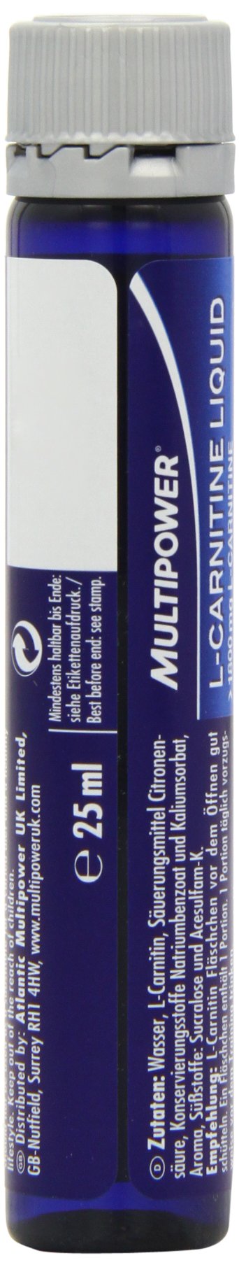 Multipower L-Carnitine Liquid integratore liquido pesca 20 x 25 ml