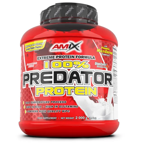 NEWTRITIONS Proteine 100% PREDATOR Protein proteine 2000 g whey