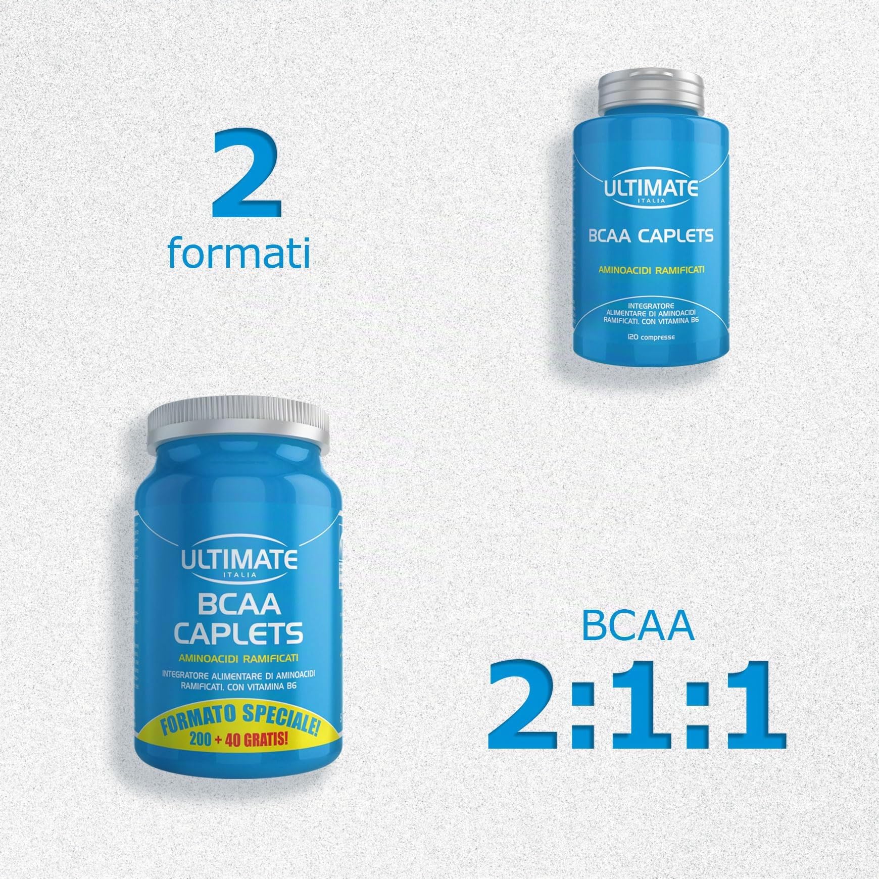 Ultimate Aminoacidi BCAA 2:1:1 aminoacidi ramificati 240 compresse