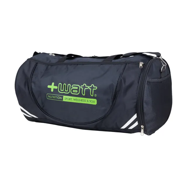+Watt Accessori Borsa +Watt borsa palestra nera 55x30x30 cm leggera