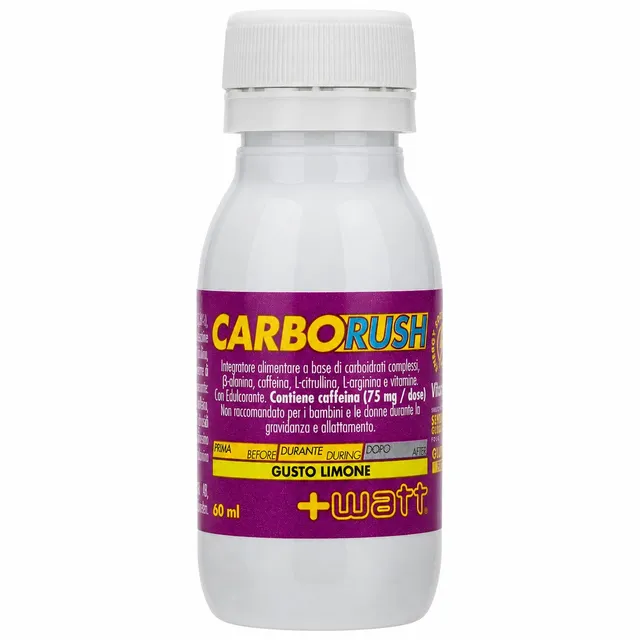 + WATT Endurance Line Carbo Rush shot energetico 60 ml