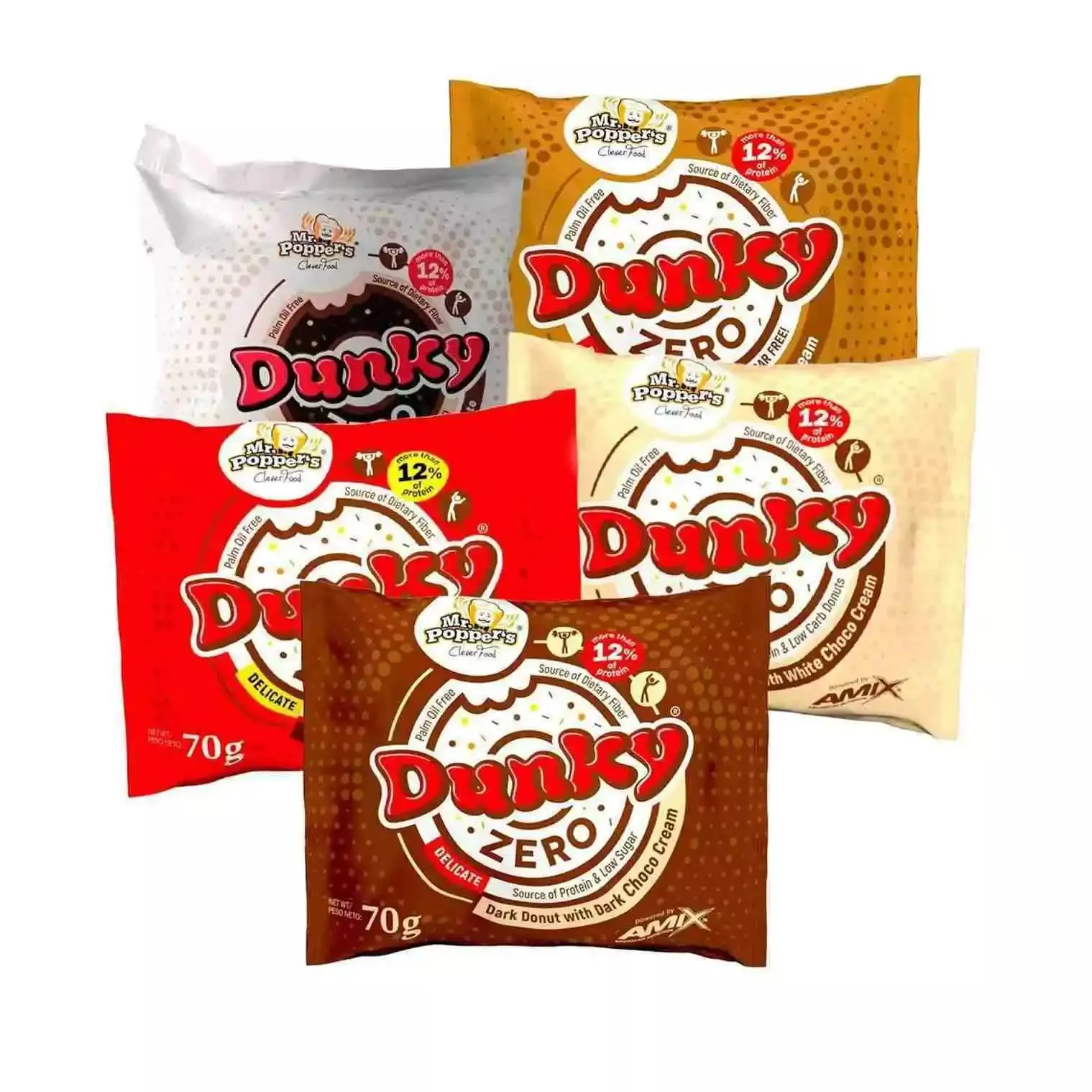 NEWTRITIONS Snack e Spuntini Mr. Popper’s – Dunky Zero snack 70 g zero