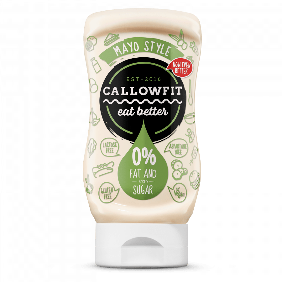 NEWTRITIONS Salse e Condimenti Callowfit Salsa Mayo Style salsa 300 ml cremosa