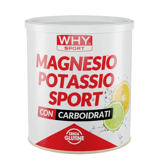 WHY SPORT Energetici MAGNESIO POTASSIO SPORT AGRUMI magnesio potassio 300 g gusto agrumi