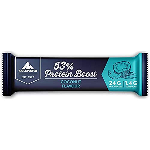 Multipower 53% Protein Boost barretta proteica cocco 20 x 45 g, 24 g proteine