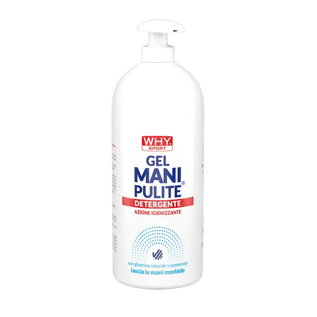 WHY SPORT Gel igienizzanti MANI PULITE® CON PANTENOLO gel mani 500 ml