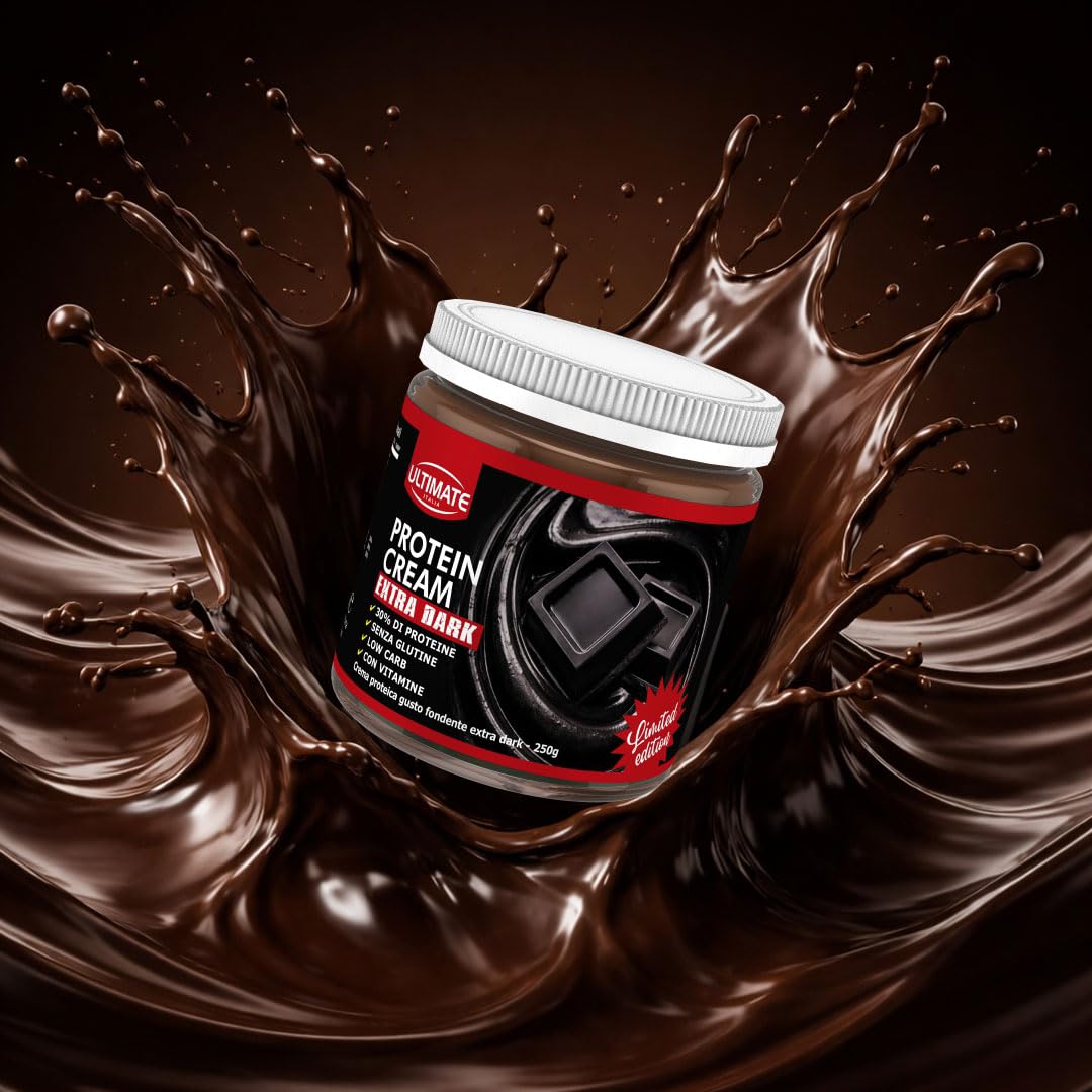 Ultimate Creme proteiche crema proteica fondente extra dark 2x250 g low carb