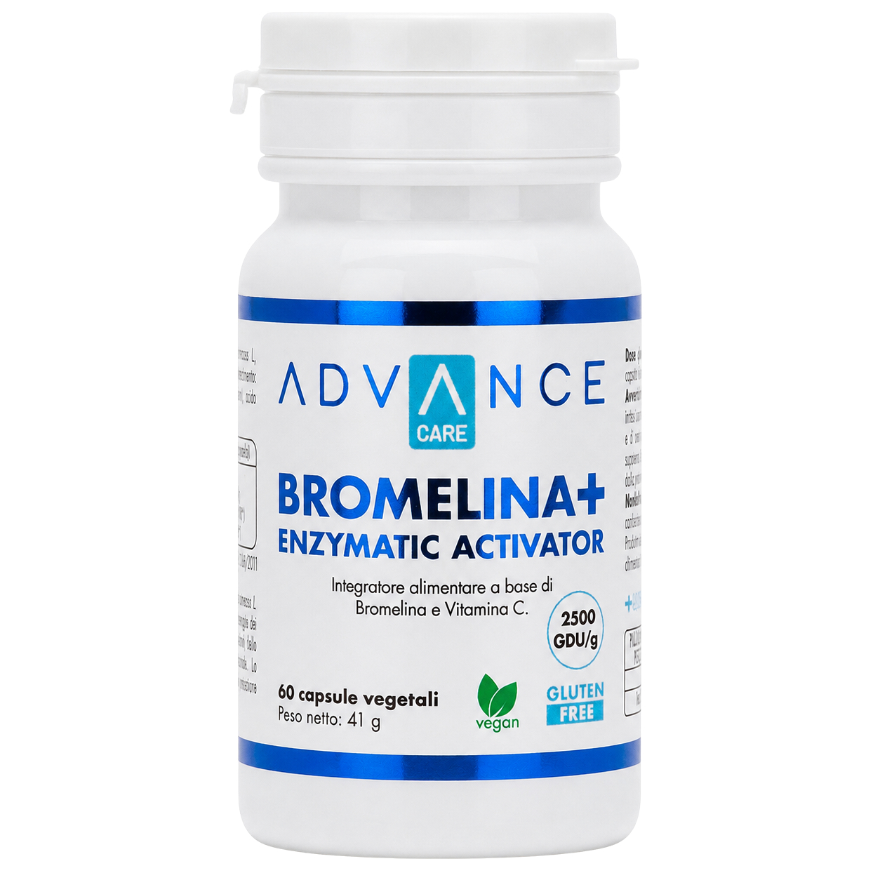 + WATT Wellness Line Bromelina+ Enzymatic Activator integratore con vitamina C
