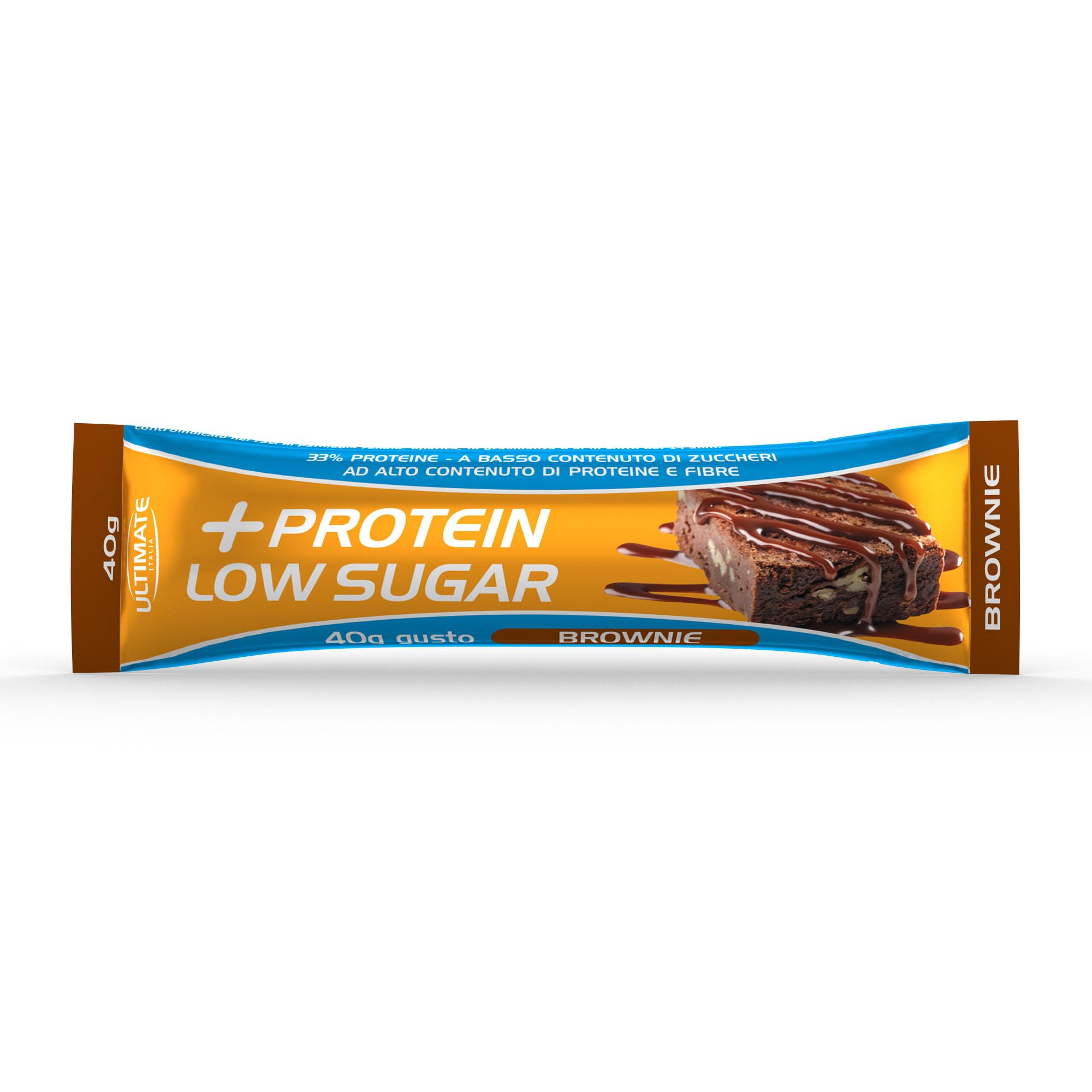 Ultimate Barrette barretta proteica brownie 16x40 g a basso contenuto di zuccheri
