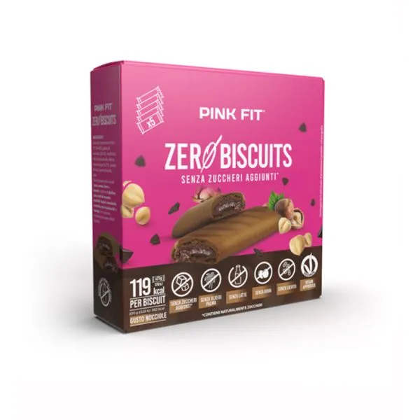 Wellness Biscotti Proteici e senza Zucchero Zero Biscuits Nocciola biscotti