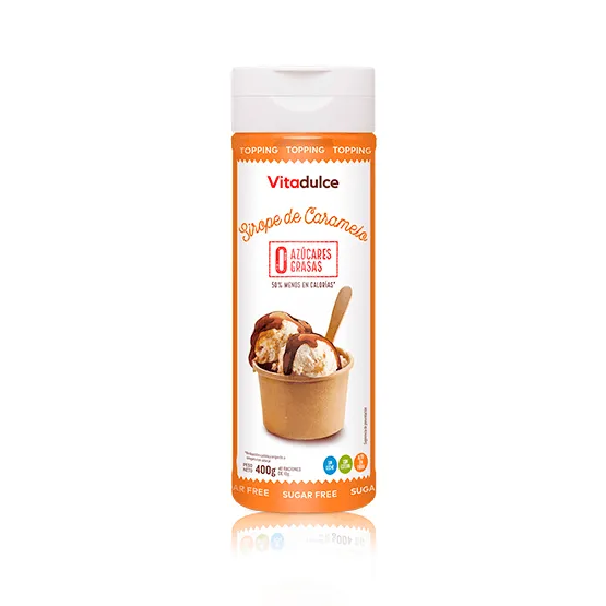 NEWTRITIONS Dolcificanti e Confetture Sciroppo Caramello 400 ml