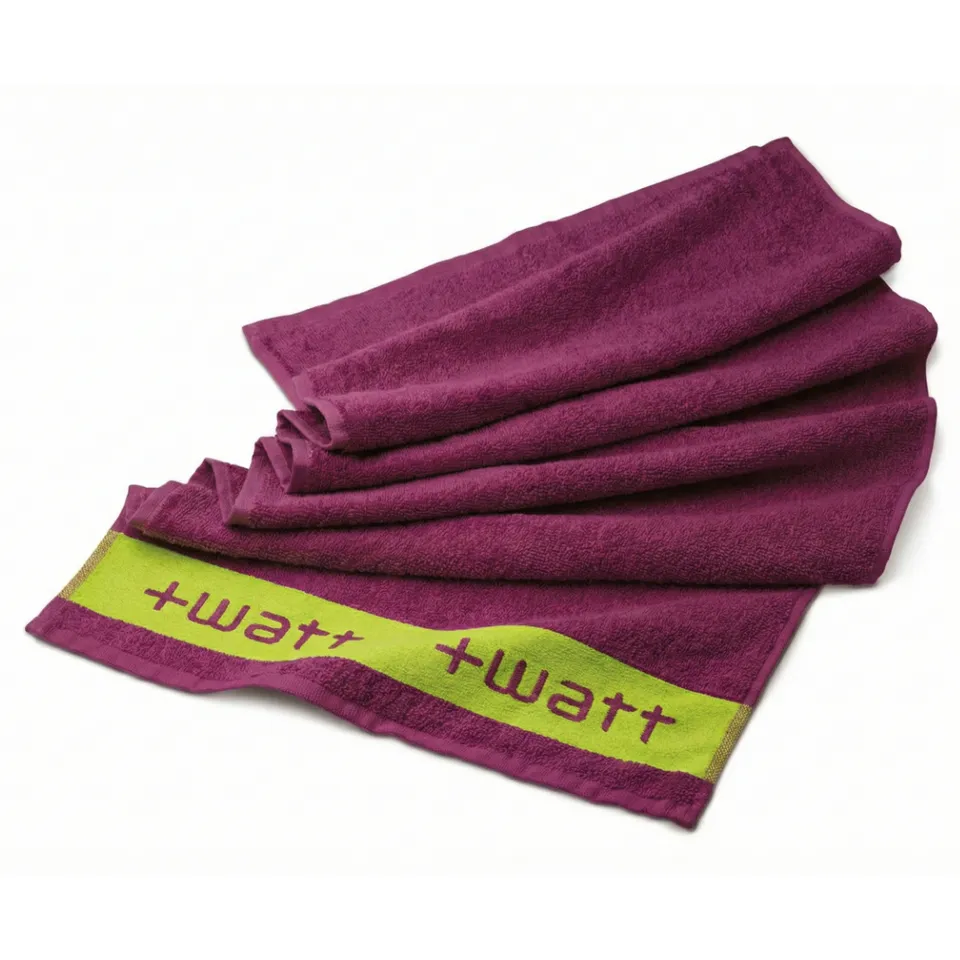 +WATT Accessori Asciugamano +Watt asciugamano viola 40×90 cm in cotone