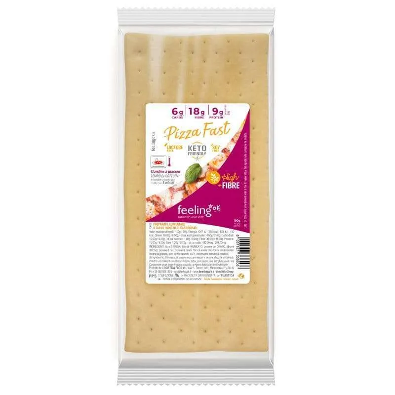 NEWTRITIONS Pane e prodotti da forno Pizza Fast+Fibre pizza 180 g