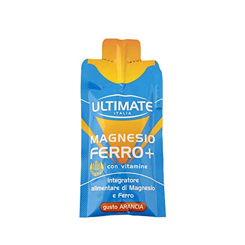 Ultimate Vitamine e minerali Magnesio Ferro integratore liquido arancia 24 x 30 ml