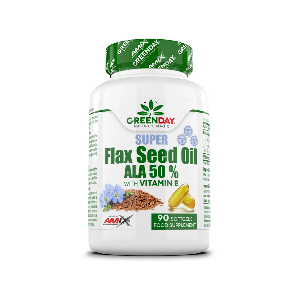 NEWTRITIONS Condizione Flaxseed Oil ALA 50 % olio di lino 90 capsule vitamina E