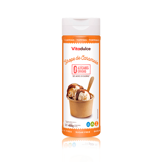 NEWTRITIONS Dolcificanti e Confetture Sciroppo Caramello 400 ml