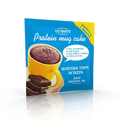 Ultimate Preparati proteici Protein Mug Cake Cioccolato 12x35 g senza glutine