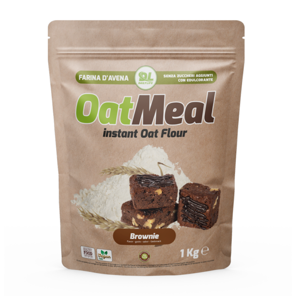 Wellness Farine e Fiocchi Farina di Avena Brownie farina istantanea