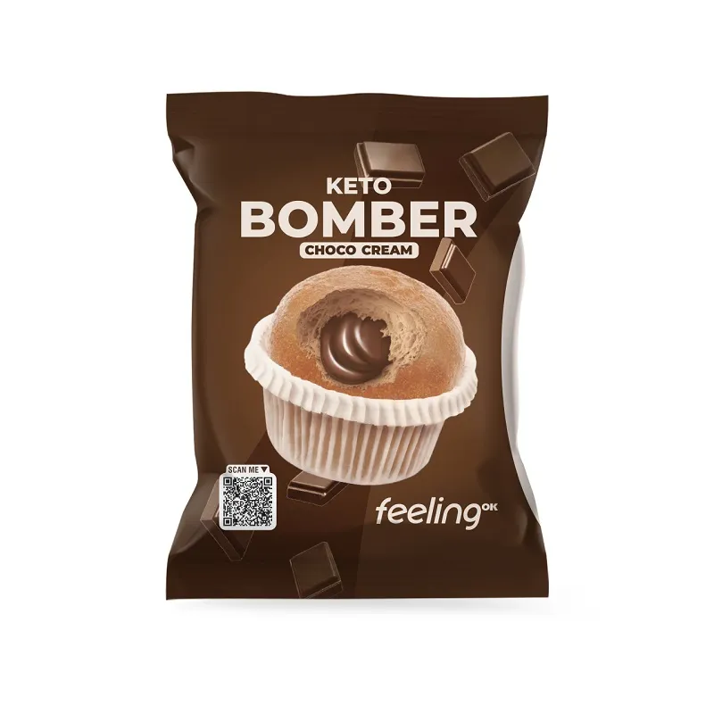 NEWTRITIONS Snack e Spuntini Bomber Chocolate Cream Keto muffin proteico 50g low carb