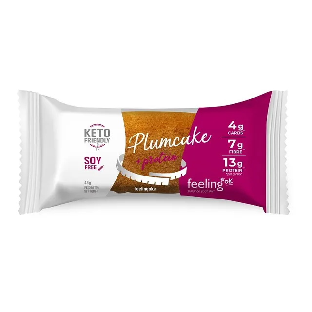 Wellness Food Keto Plumcake Keto Vaniglia plumcake singolo 45 g proteico