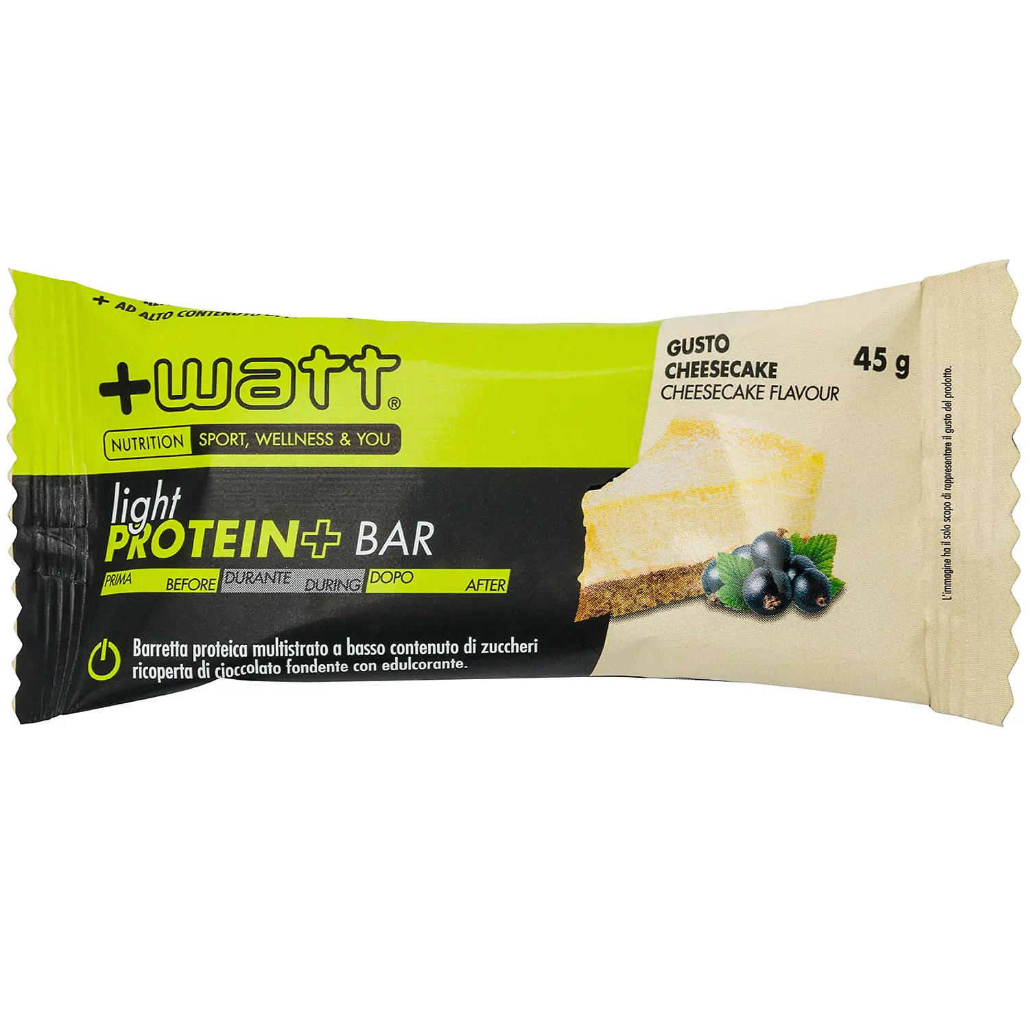 +Watt Power Line Light Protein+ Bar barretta proteica cioccolato