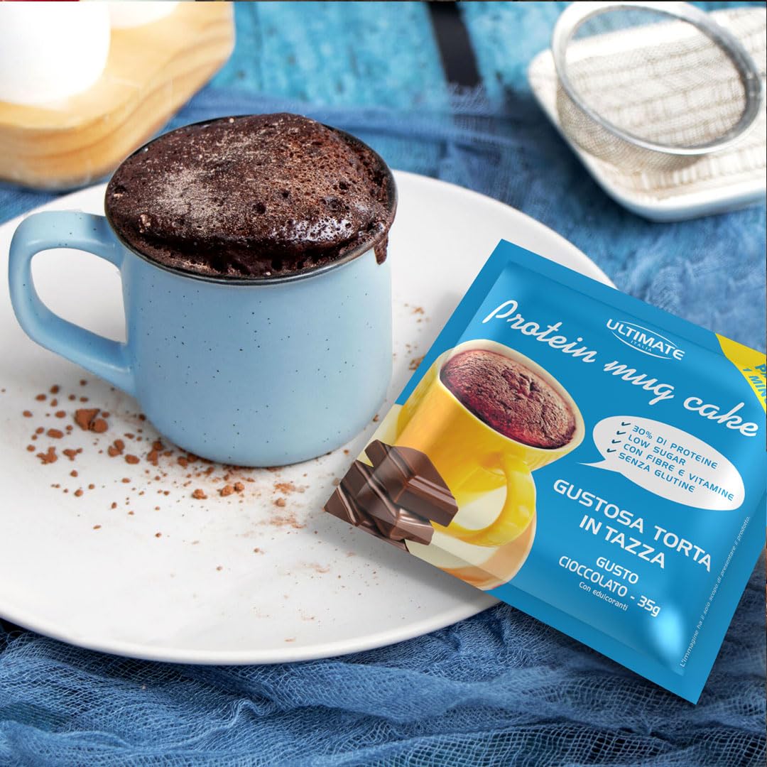 Ultimate Preparati proteici Protein Mug Cake Cioccolato 12x35 g senza glutine