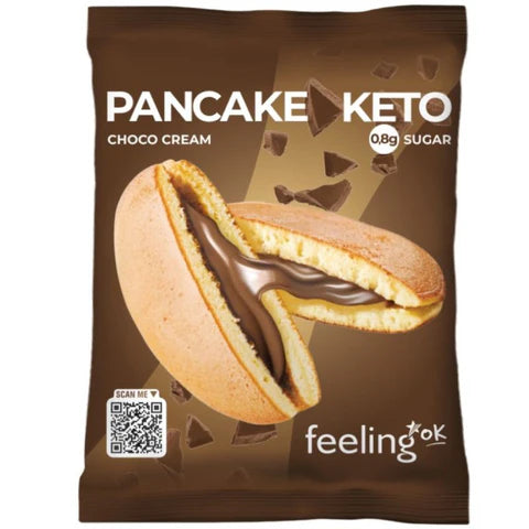 Wellness Food Keto Pancake ripieno crema al cacao 50 g low carb