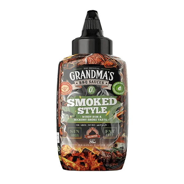 NEWTRITIONS Salse e Condimenti Grandma’s BBQ salsa 290 ml affumicata