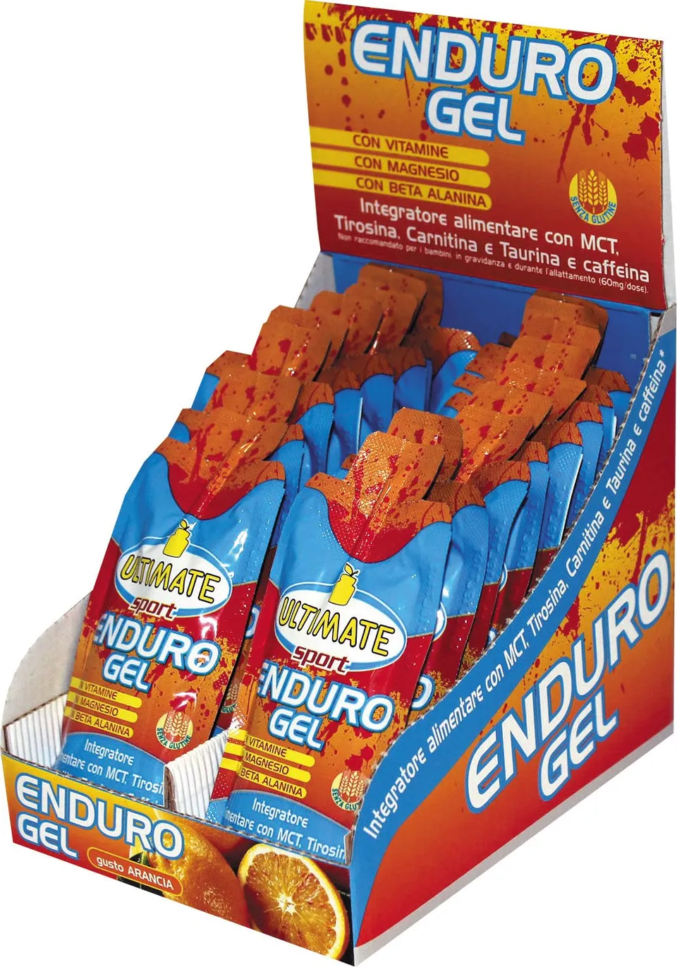 Ultimate Energetici Enduro Gel gel energetico arancia confezione da 24
