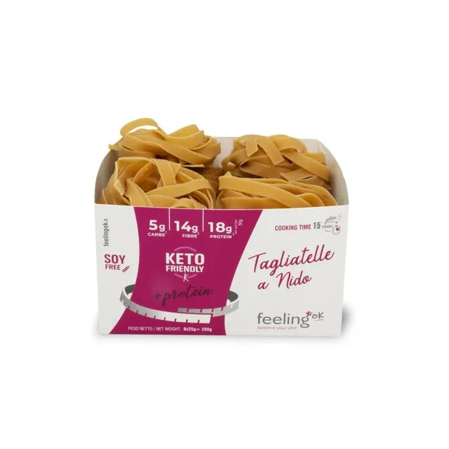 Wellness Food Keto Tagliatelle a nido pasta proteica 200 g