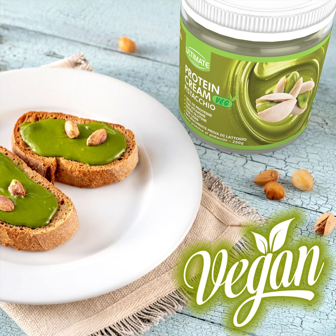 Ultimate Creme proteiche crema proteica pistacchio 250 g 30% proteine