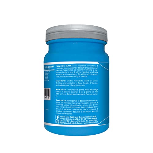 Ultimate Creatina Creatine Super creatina con taurina 150 compresse