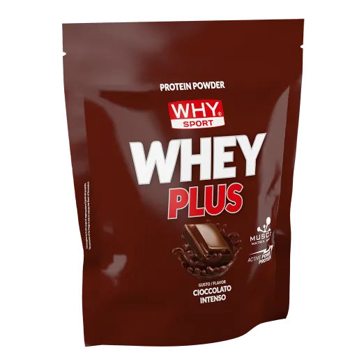 WHY SPORT Proteine WHEY PLUS CIOCCOLATO INTENSO proteine 750 g