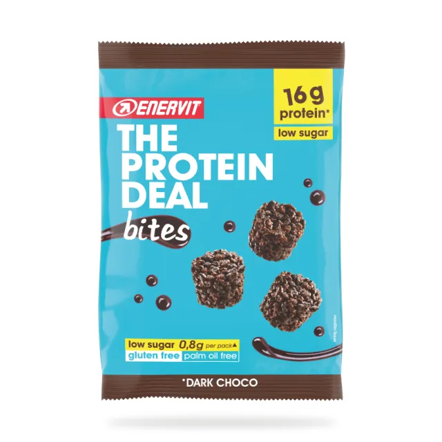 NEWTRITIONS Snack e Spuntini The Protein Deal Bar – Bites Dark Choco 10x53g