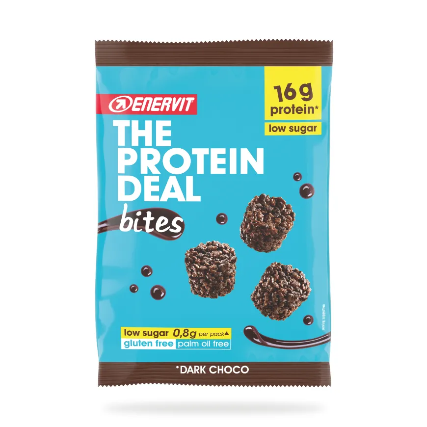 NEWTRITIONS Snack e Spuntini The Protein Deal Bar – Bites Dark Choco 10x53g