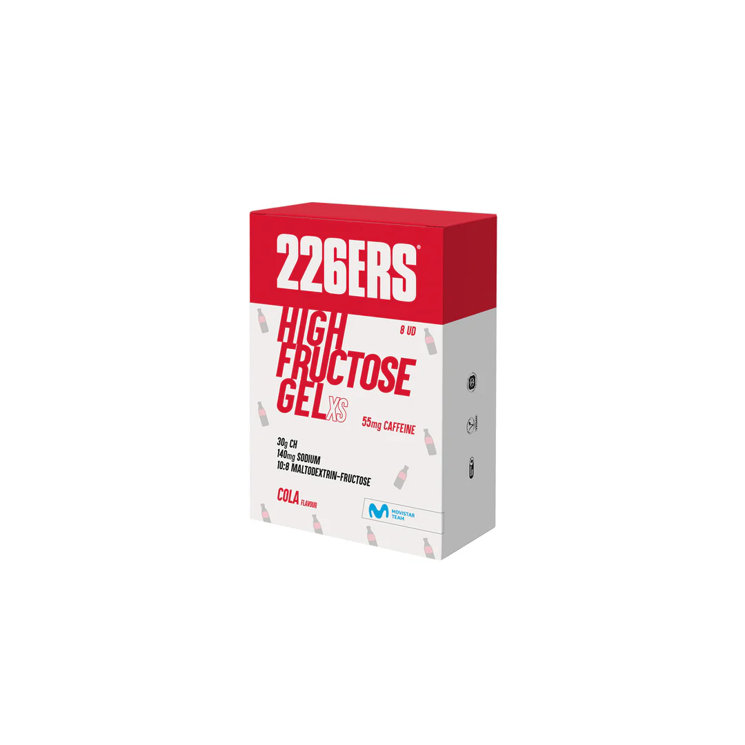 NEWTRITIONS Endurance Box 8 HIGH FRUCTOSE GEL XS gel energetico fragola 8 x 44 g