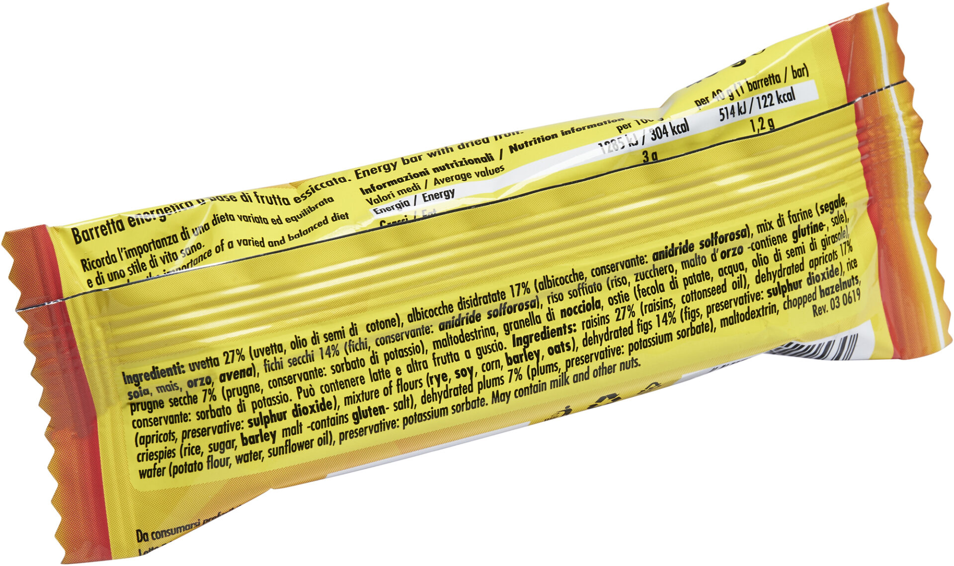 +WATT Endurance Line Carbo Fruit Energy+ barretta energetica 40 g