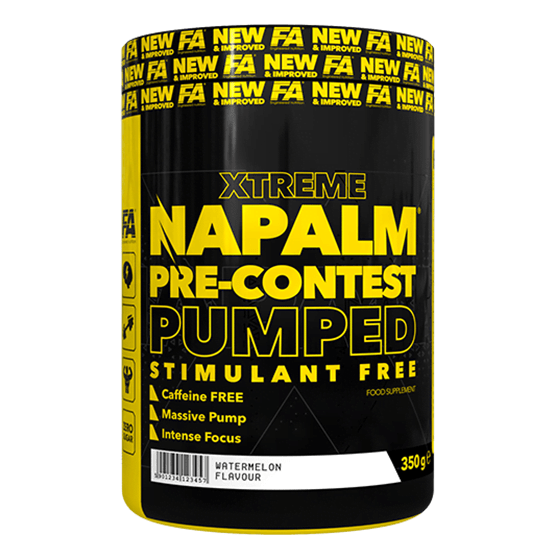 NEWTRITIONS Workout Xtreme Napalm Pre-Contest Stimulant Free pre workout 350g senza stimolanti