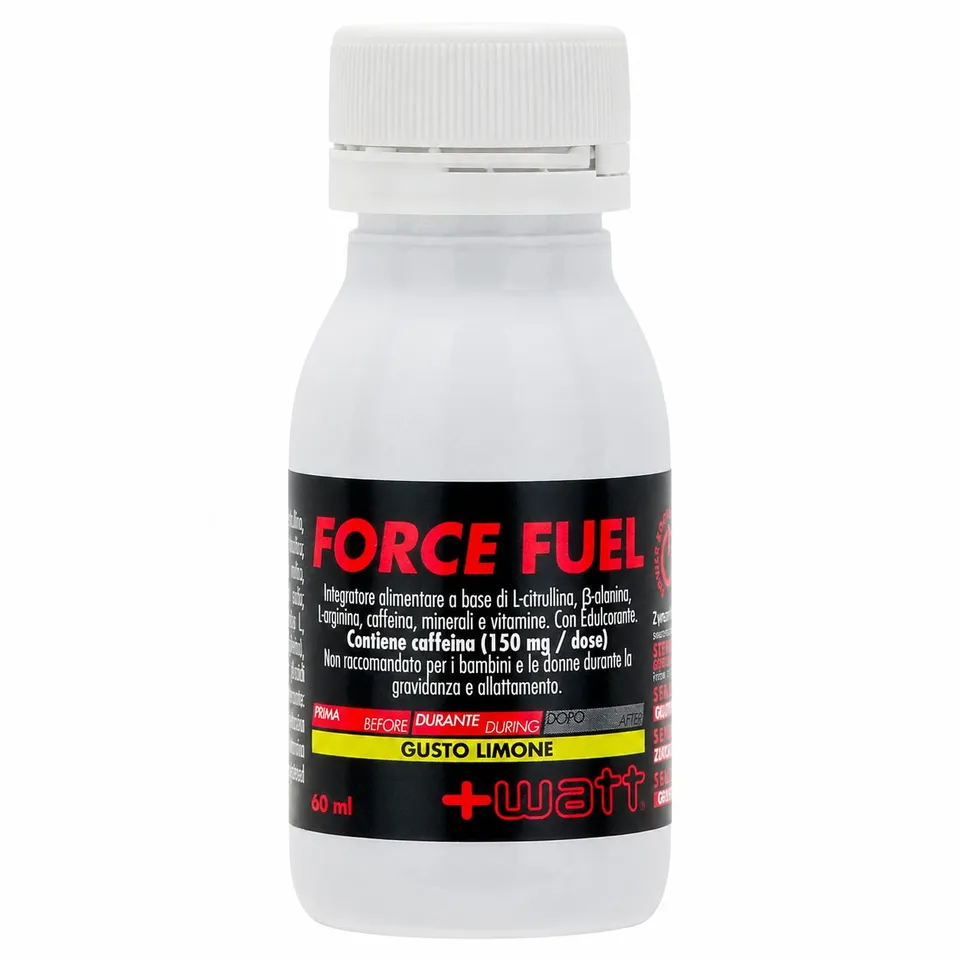 + WATT Power Line Force Fuel pre-workout liquido 60 ml caffeina